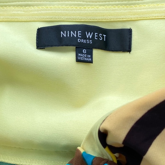 Nine West maxi dress strapless halter floral multi color 6 - Picture 14 of 15